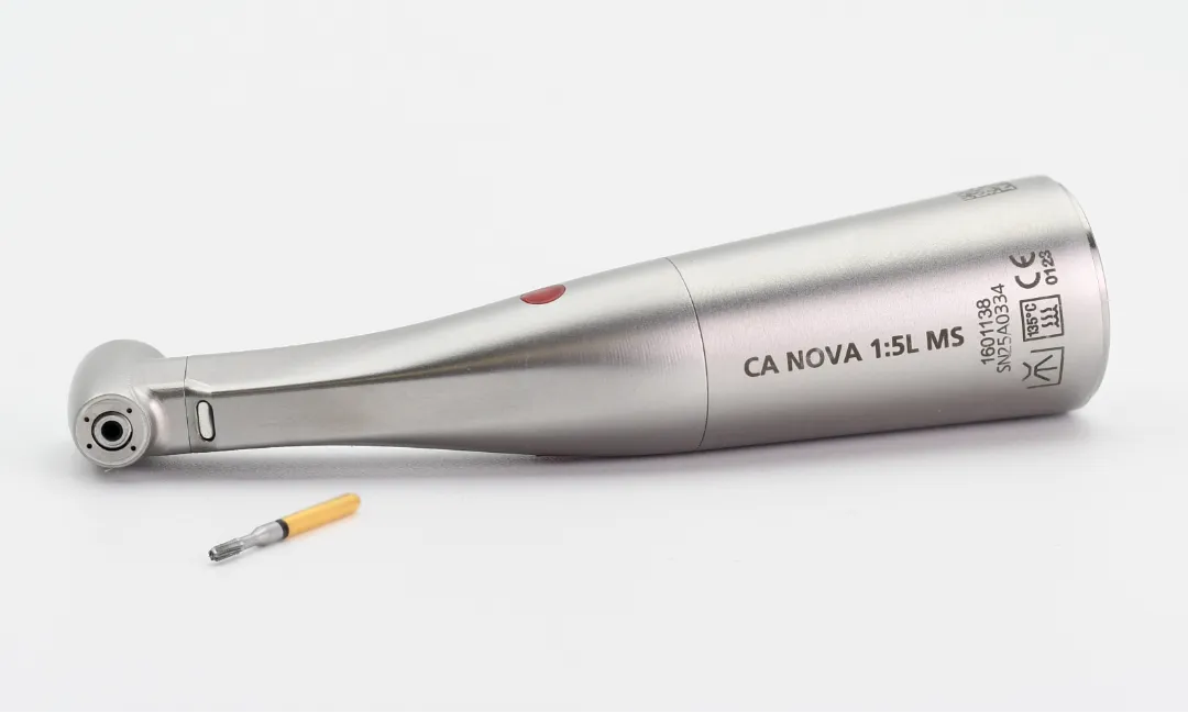 Removing bur from Bien-Air handpiece